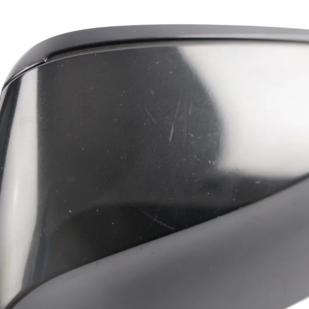 BMW F20 Wing Mirror Door Left Heated N/S High Gloss Black Sapphire Metallic 475 - SKU RHD-7242779-BS1 - Part number 7242779