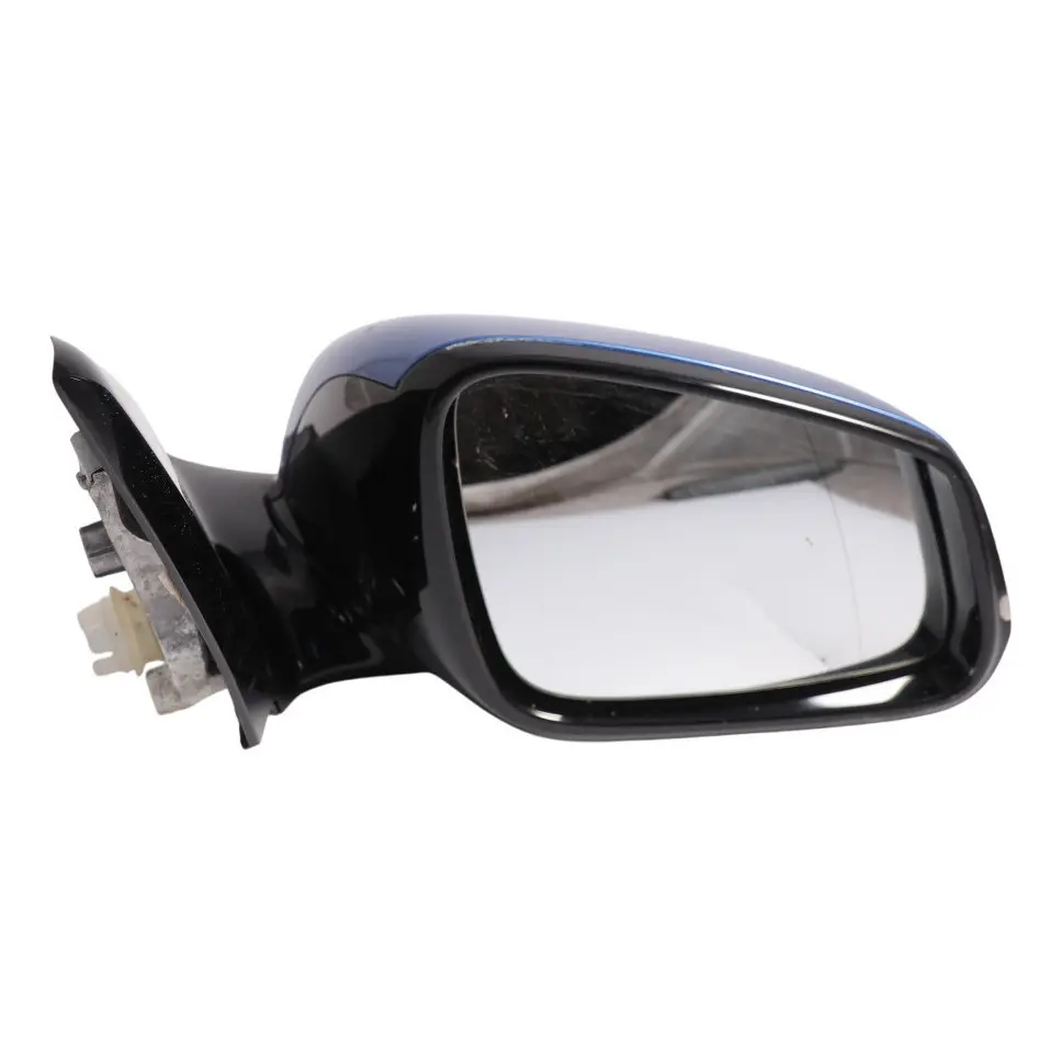 BMW F20 Wing Mirror Door Right O/S Heated High Gloss 6 Pins Estoril Blue - B45