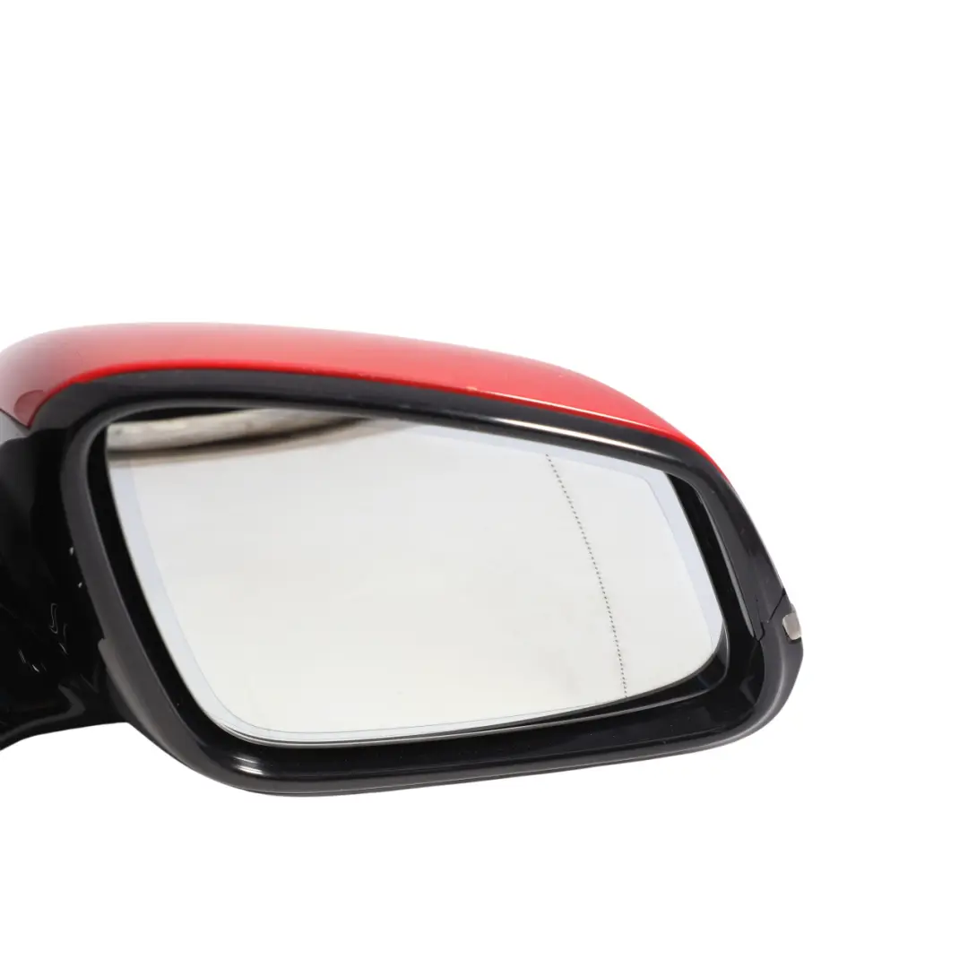 BMW F20 Side View Wing Mirror Auto Dip 5 Pin Heated Right O/S Karmesinrot-A61 - SKU RHD-7242824-KAR - Part number 7242824