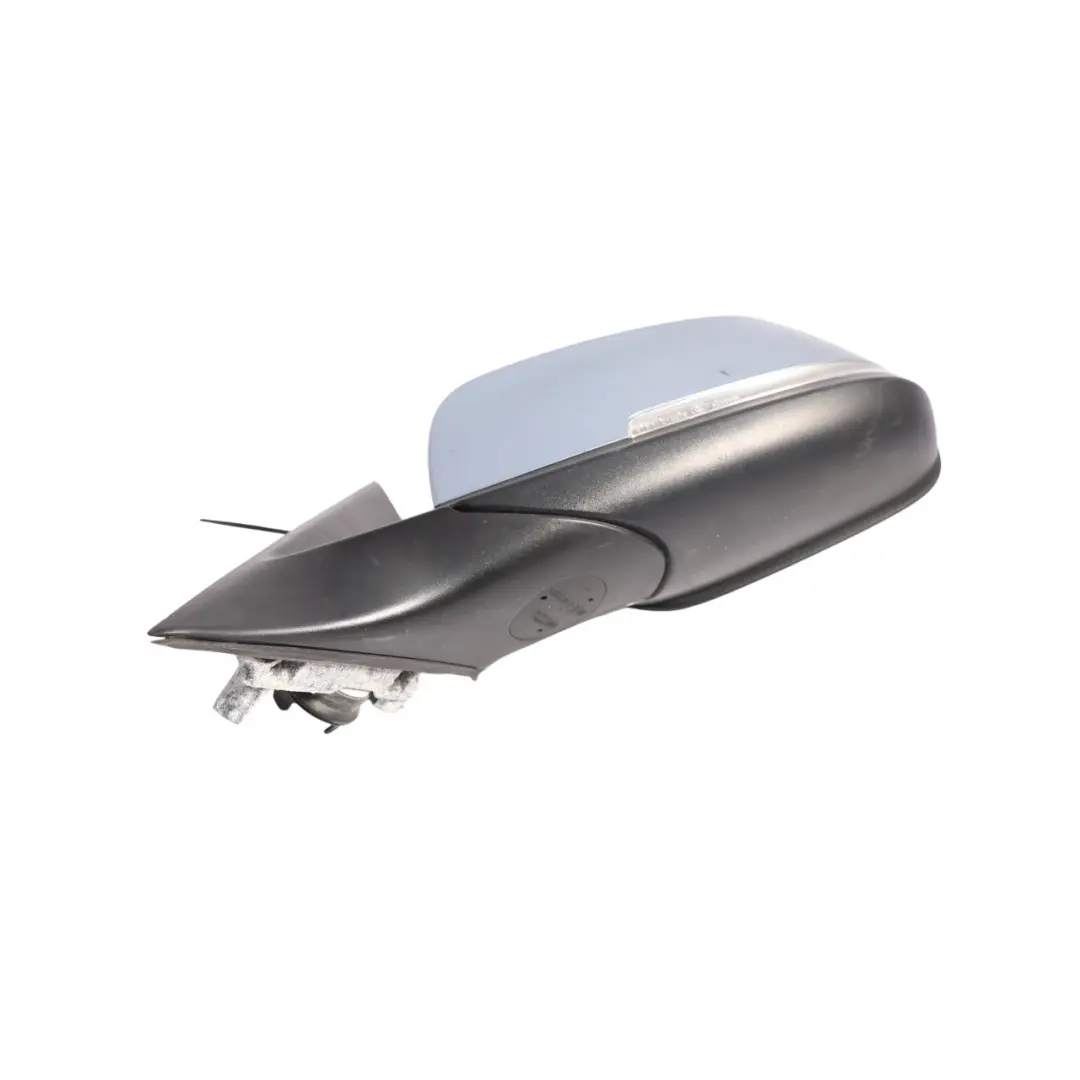 BMW F30 F31 Outer Wing Mirror Heated Left N/S 6 Pins Liquid Blue Metallic - B40 - SKU RHD-7245093-LBL - Part number 7245093