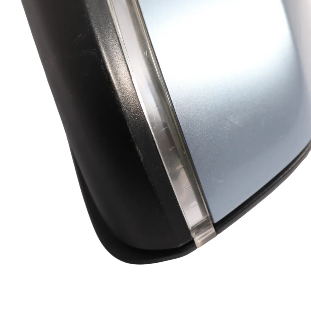 BMW F30 F31 Outer Wing Mirror Heated Left N/S 6 Pins Liquid Blue Metallic - B40 - SKU RHD-7245093-LBL - Part number 7245093