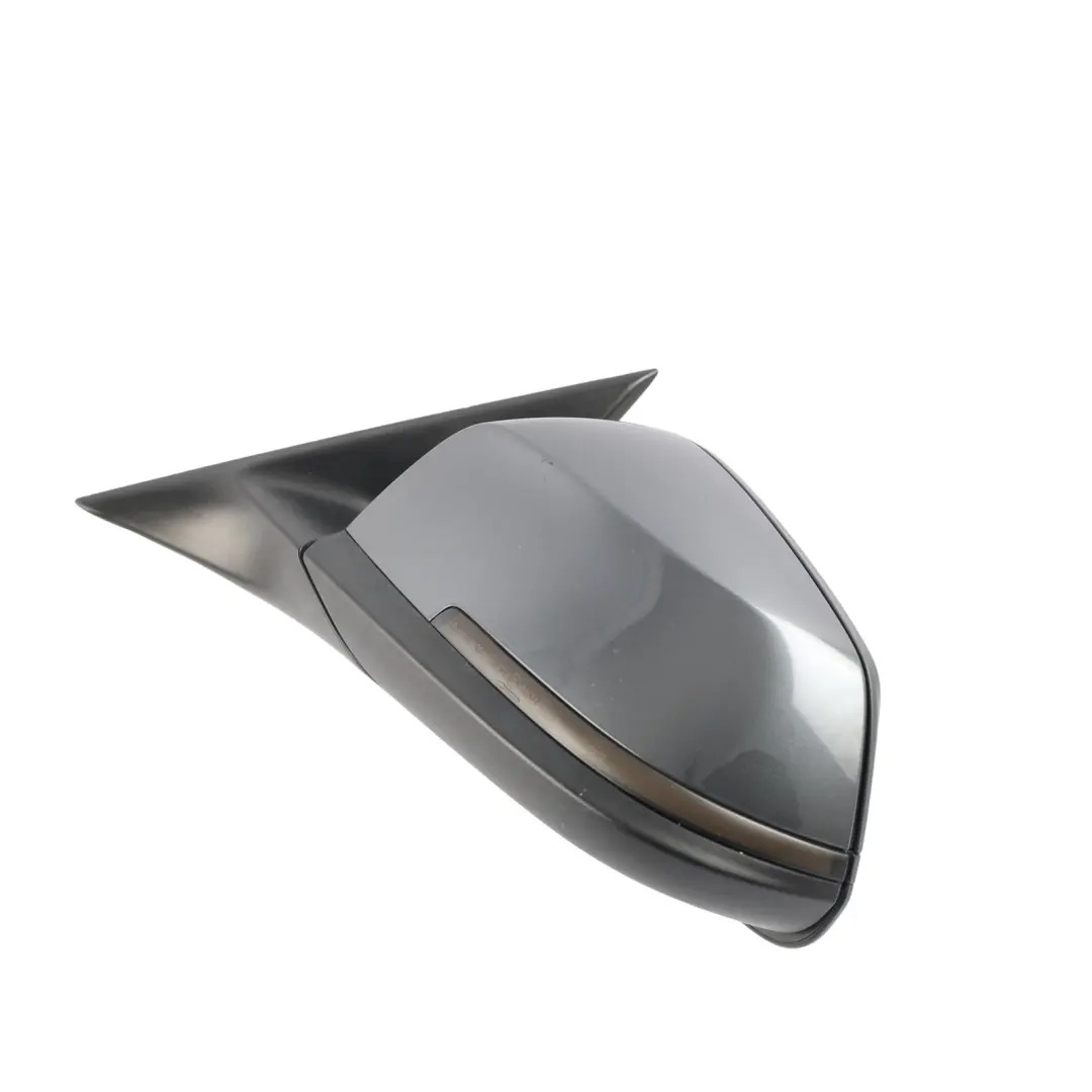 BMW F30 F31 Wing Mirror Heated Left Door N/S 6 Pins Mineral Grau Metallic - B39 - SKU RHD-7245093-MG - Part number 7245093
