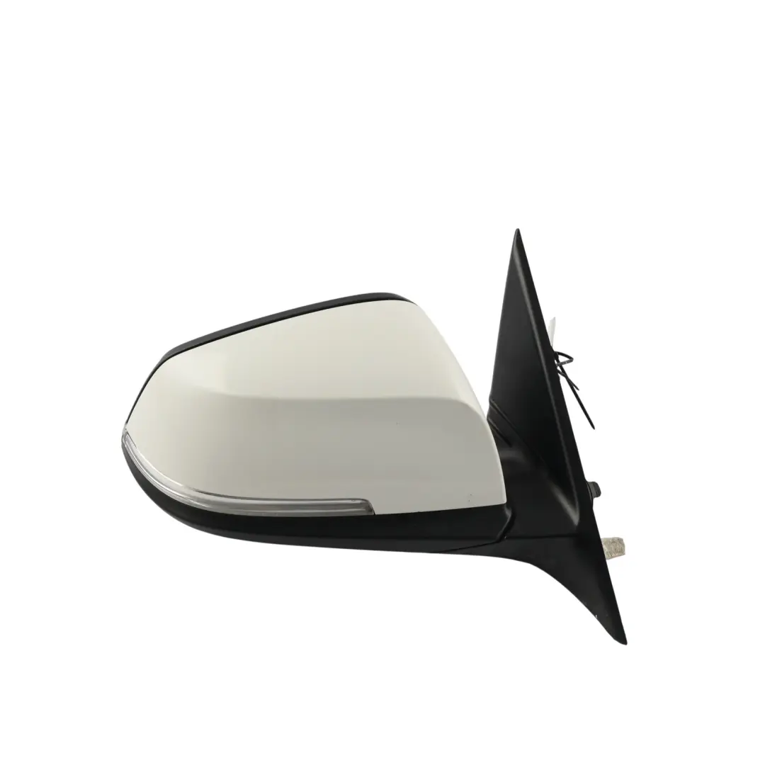 BMW F30 F31 Wing Mirror Heated Right O/S Alpinweiss Alpine White 300 - SKU RHD-7245094-AW - Part number 7245094