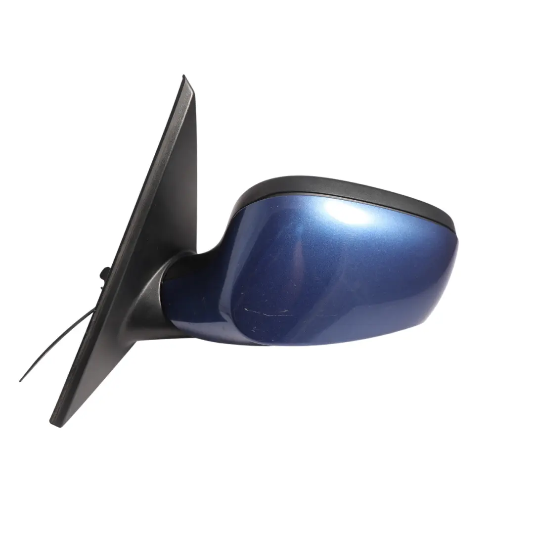  £BMW 1 Series E81 E82 E88 Left Heated Wing Mirror N/S Montegoblau Blue A51 - SKU RHD-7268307-MTB - Part number 7268307