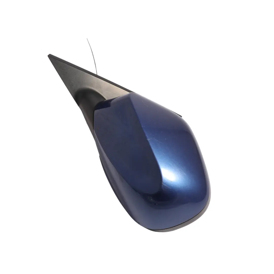  £BMW 1 Series E81 E82 E88 Left Heated Wing Mirror N/S Montegoblau Blue A51 - SKU RHD-7268307-MTB - Part number 7268307