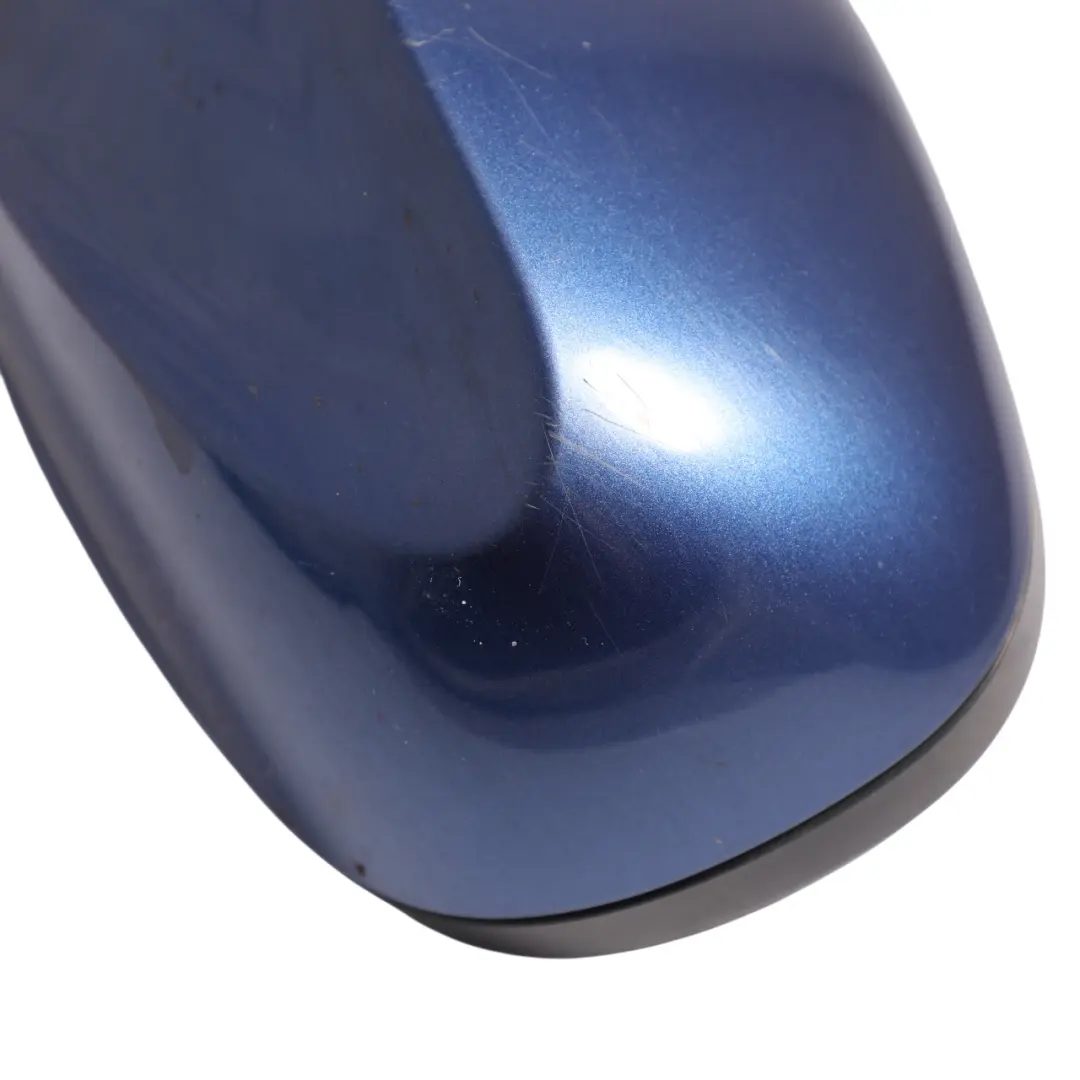  £BMW 1 Series E81 E82 E88 Left Heated Wing Mirror N/S Montegoblau Blue A51 - SKU RHD-7268307-MTB - Part number 7268307