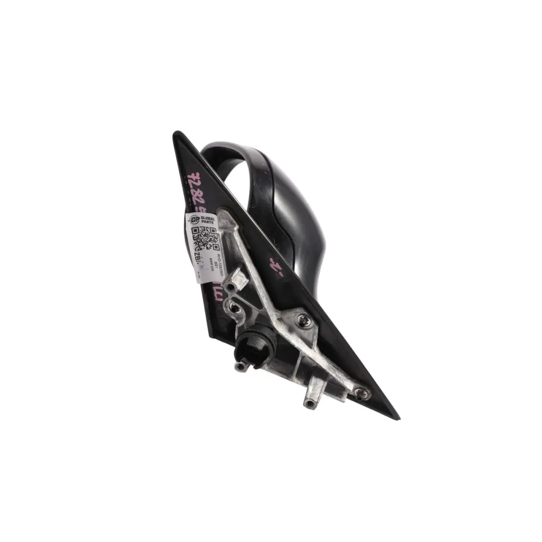  Wing Mirror BMW E90 E91 LCI M Sport Power Fold Left N/S 3 Pin Black Sapphire 475 - SKU RHD-7282585-BS1 - Part number 7282585