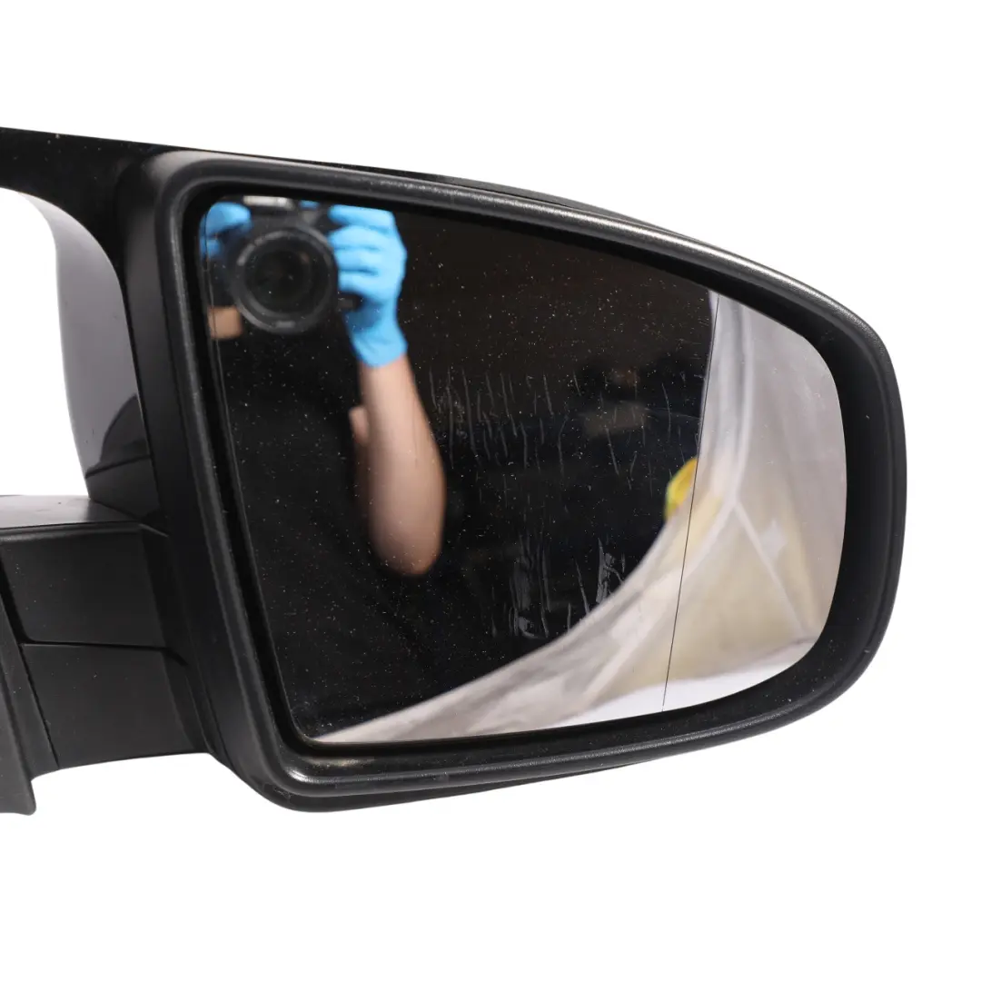 BMW X5 E70 Wing Mirror Auto Dip Heated Door Right O/S Black Sapphire - 475 - SKU RHD-7282724-BS2 - Part number 7282724