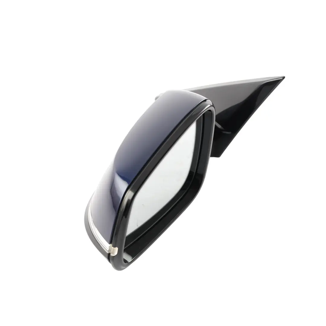 BMW F32 F36 Wing Mirror High Gloss Heated Left N/S 6 Pins Tanzanite Blue - X10 - SKU RHD-7285205-TAN - Part number 7285205