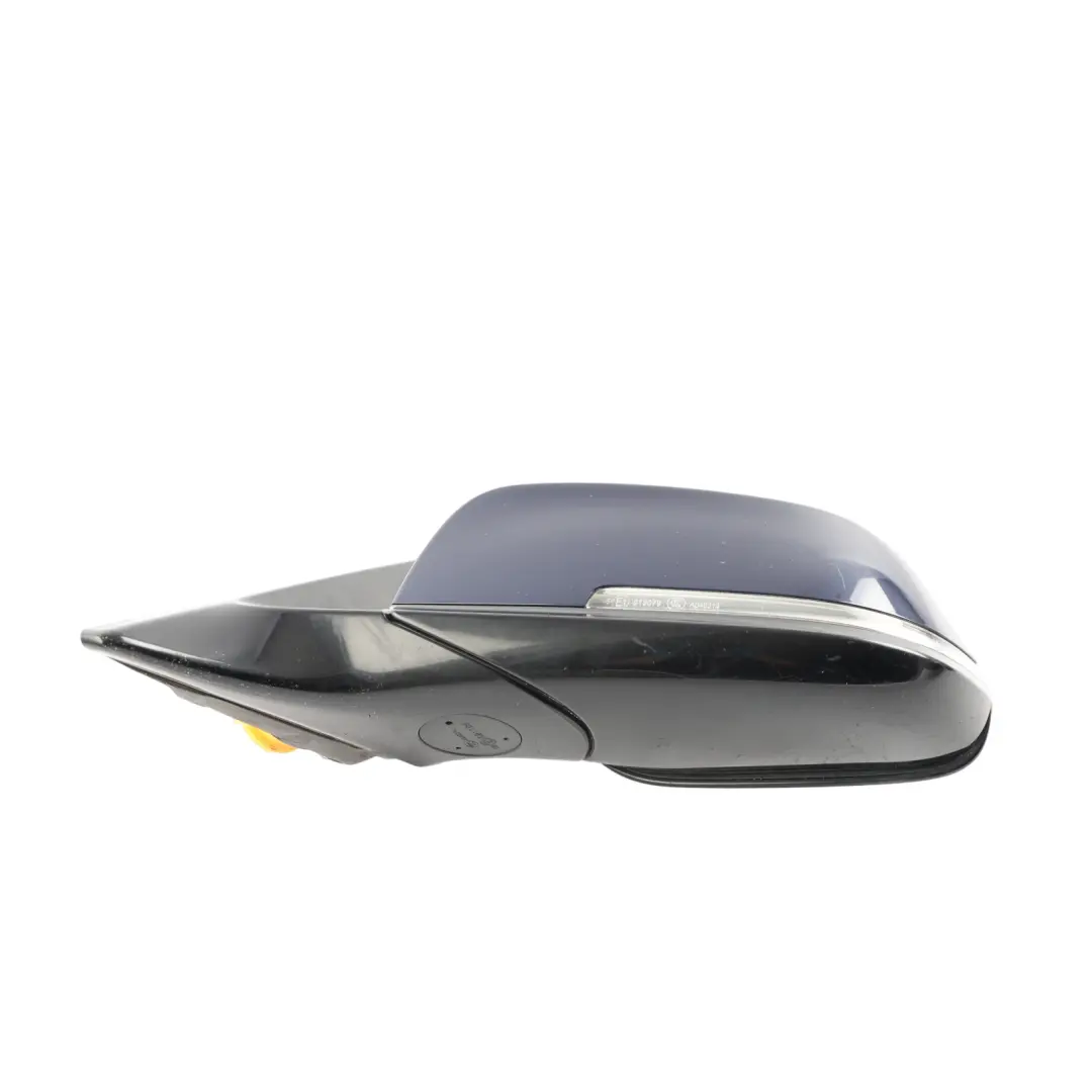 BMW F32 F36 Wing Mirror High Gloss Heated Left N/S 6 Pins Tanzanite Blue - X10 - SKU RHD-7285205-TAN - Part number 7285205