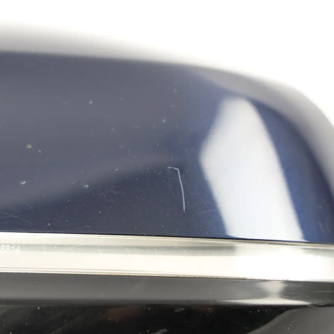 BMW F32 F36 Wing Mirror High Gloss Heated Left N/S 6 Pins Tanzanite Blue - X10 - SKU RHD-7285205-TAN - Part number 7285205