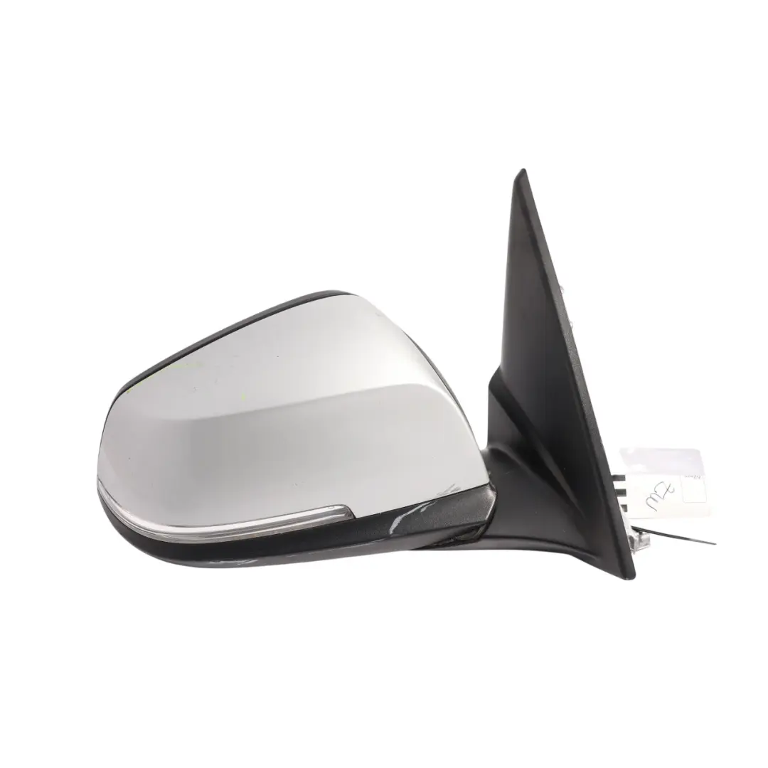 BMW X1 E84 Wing Mirror Door Heated Right O/S Glacier Silber Silver Metallic A83 - SKU RHD-7307158-GSB - Part number 7307158
