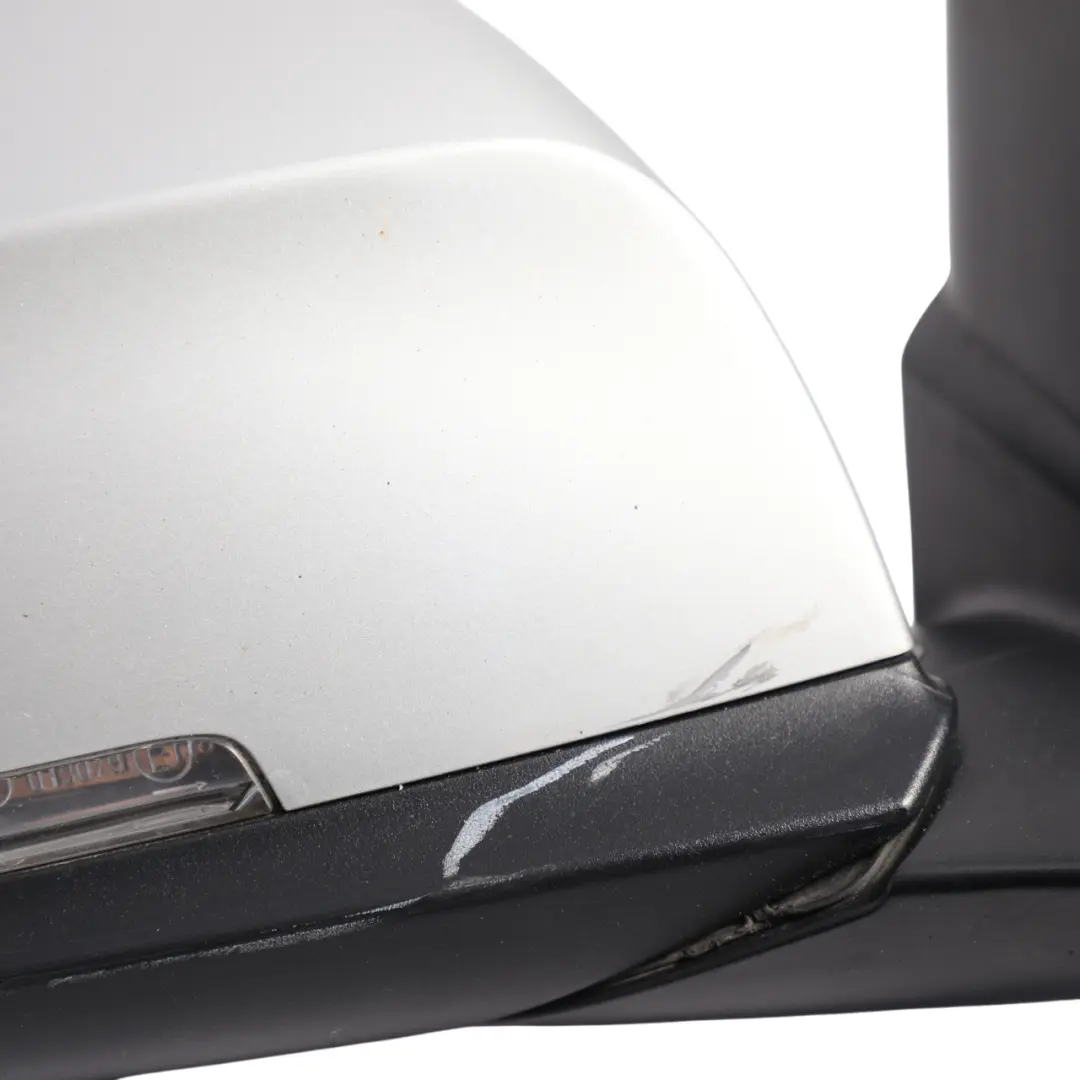 BMW X1 E84 Wing Mirror Door Heated Right O/S Glacier Silber Silver Metallic A83 - SKU RHD-7307158-GSB - Part number 7307158