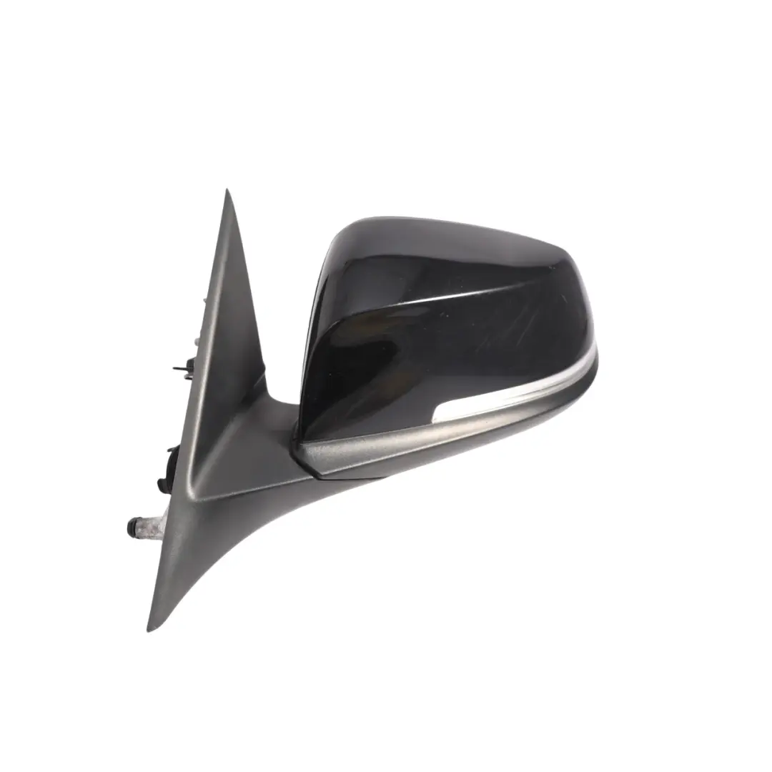  Wing Mirror BMW F30 F31 Heated Door Left N/S Black 6 Pins - SKU RHD-7345655-BLK - Part number 7345655