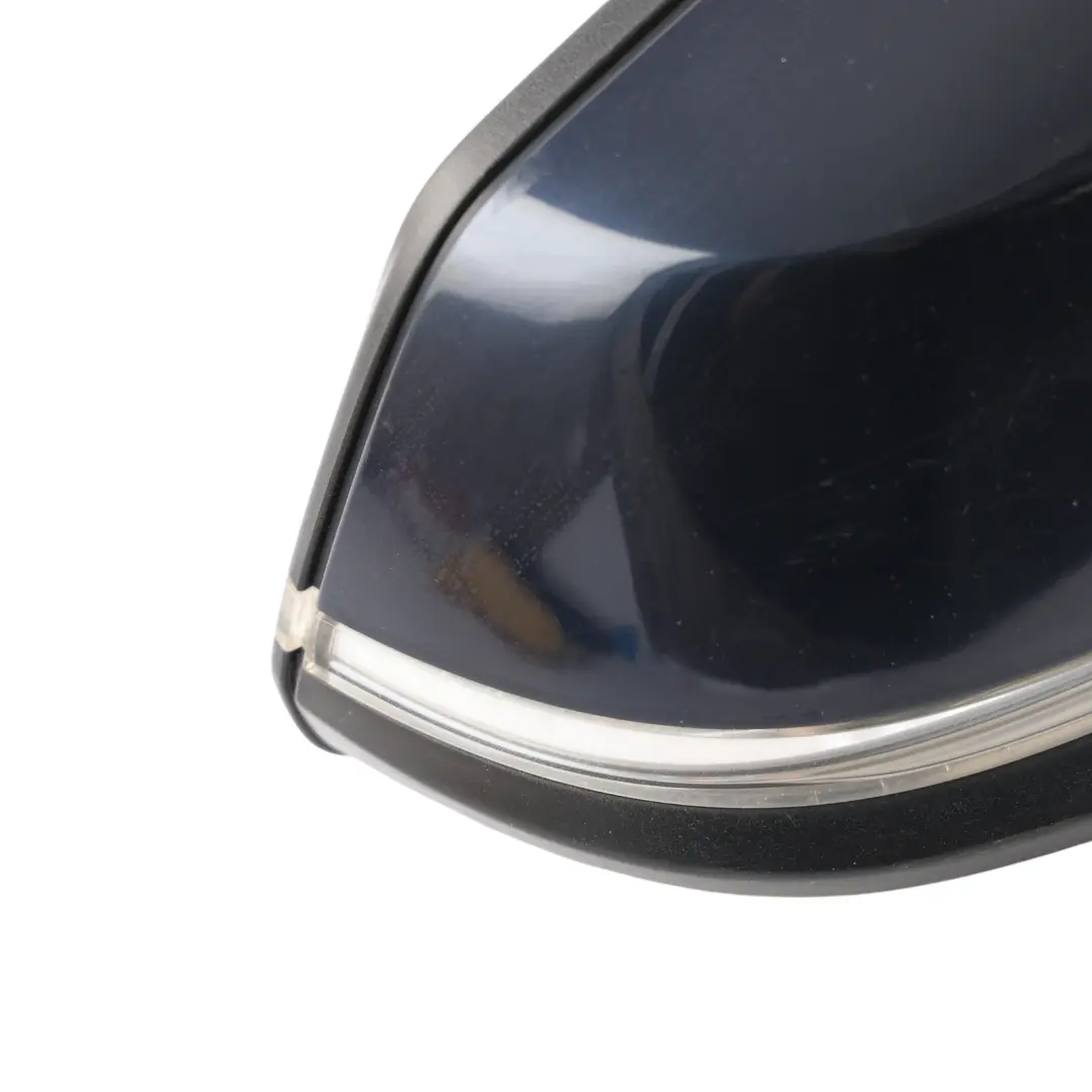 Heated Right Wing Mirror O/S Imperial Blau Brillant Blue to BMW F30 F31 with Part number 7345656 BMW F30 F31 Heated Right Wing Mirror O/S Imperial Blau Brillant Blue - SKU RHD-7345656-IBB - Part number 7345656