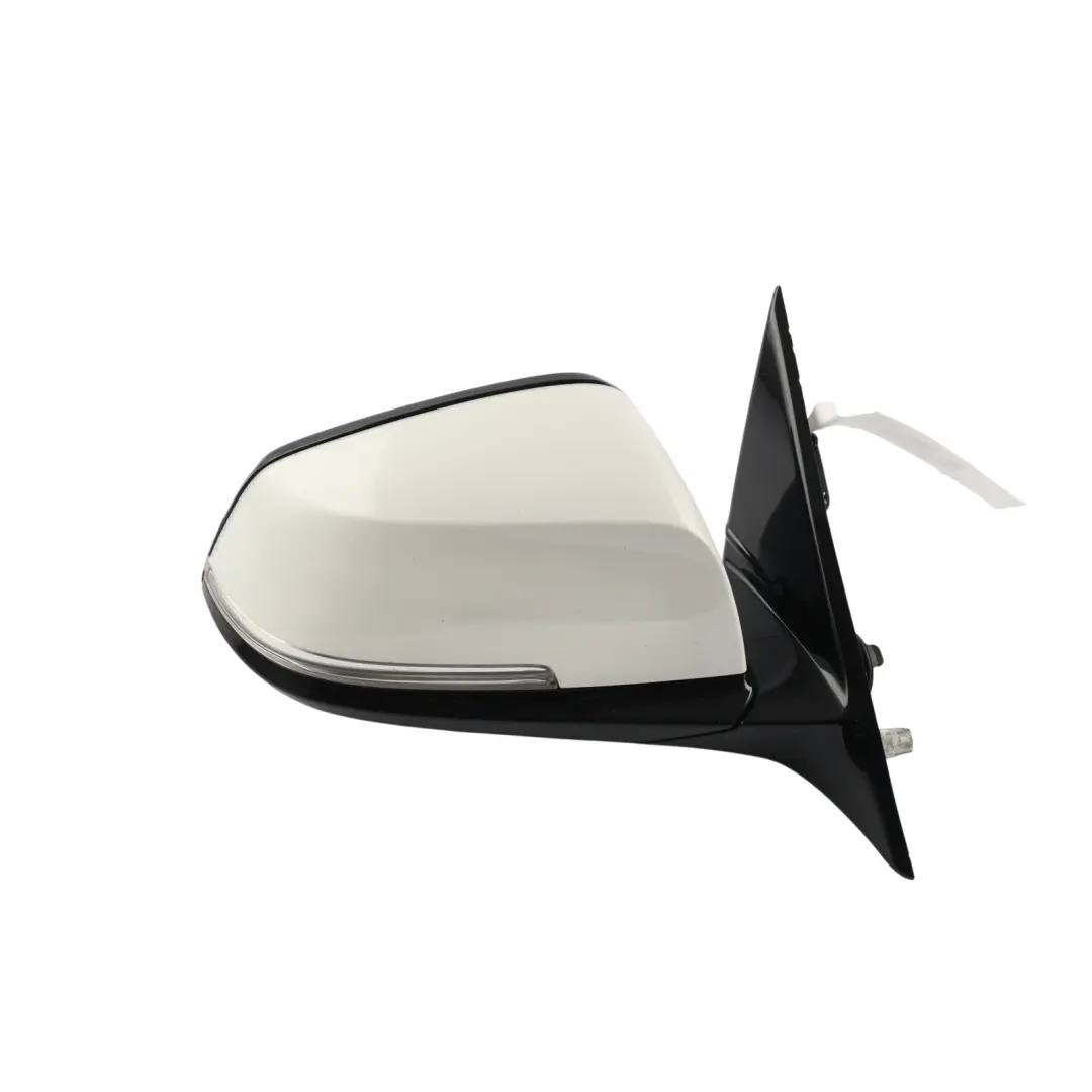  Wing Mirror BMW F30 F31 High Gloss Heated Right O/S Alpinweiss White 300 - SKU RHD-7345660-AW1 - Part number 7345660