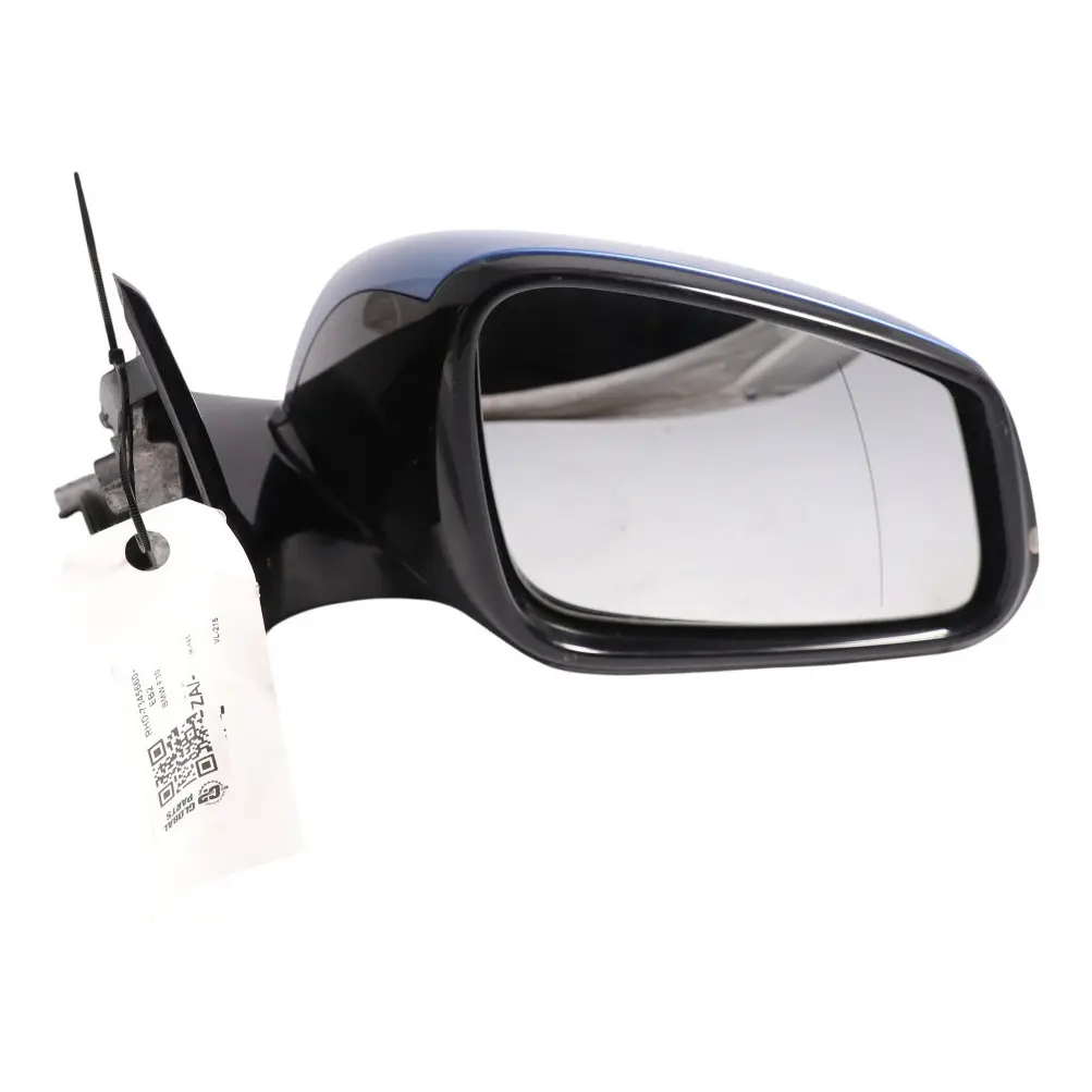 BMW F30 F31 Alto Brillo Espejo Lateral Derecho Calefactado Estoril Azul - B45