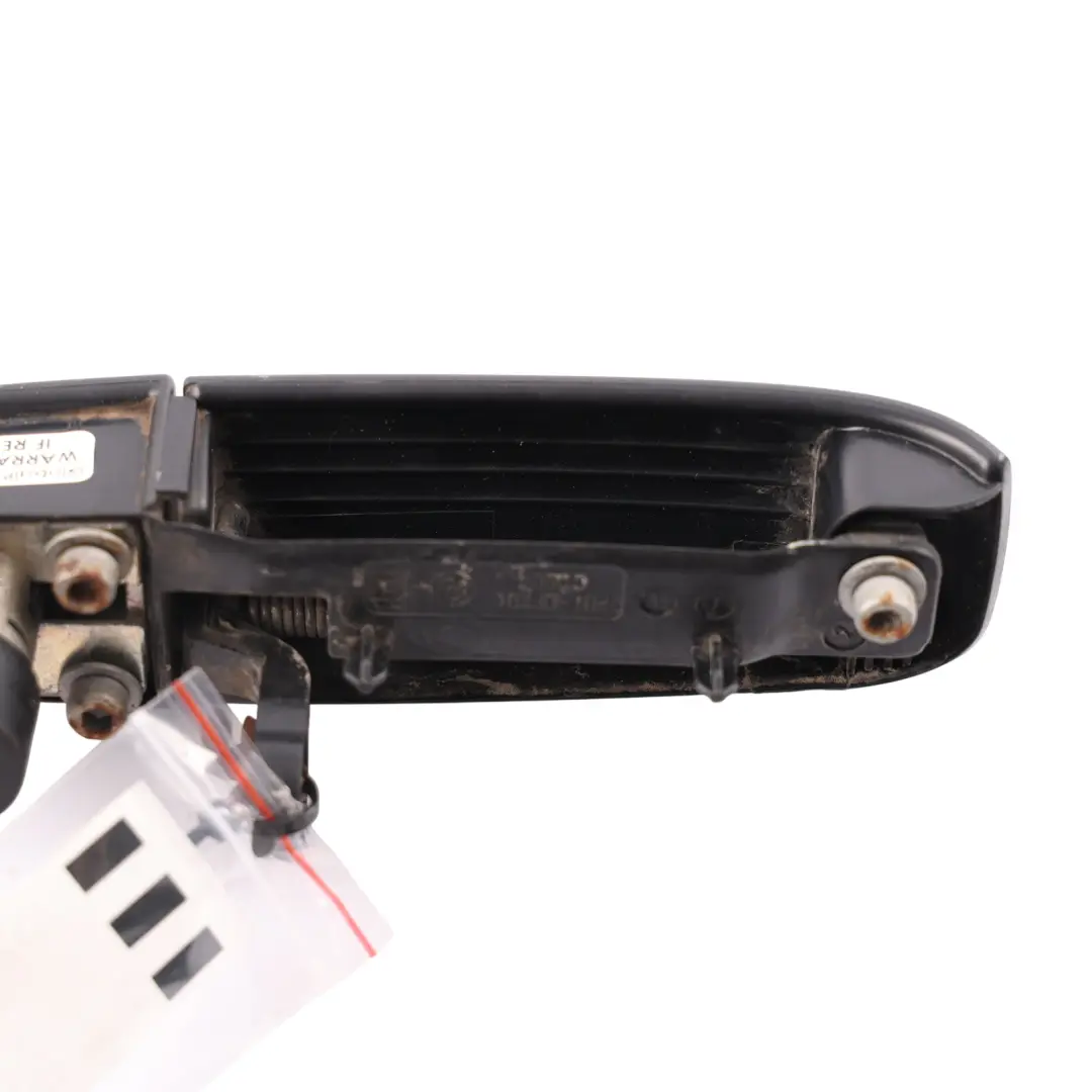Fiat Panda Mk2 Door Handle Barrel Lock Front Right O/S Black - SKU RHD-735371234 - Part number 735371234