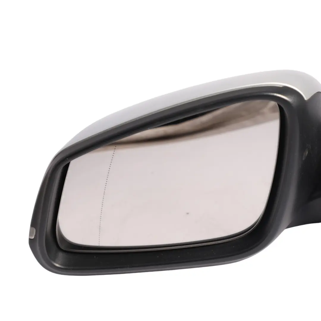 BMW F32 F33 F36 Front Wing Mirror Heated Auto Dip Left N/S Glacier Silber - A83 - SKU RHD-7459137-GSB - Part number 7459137