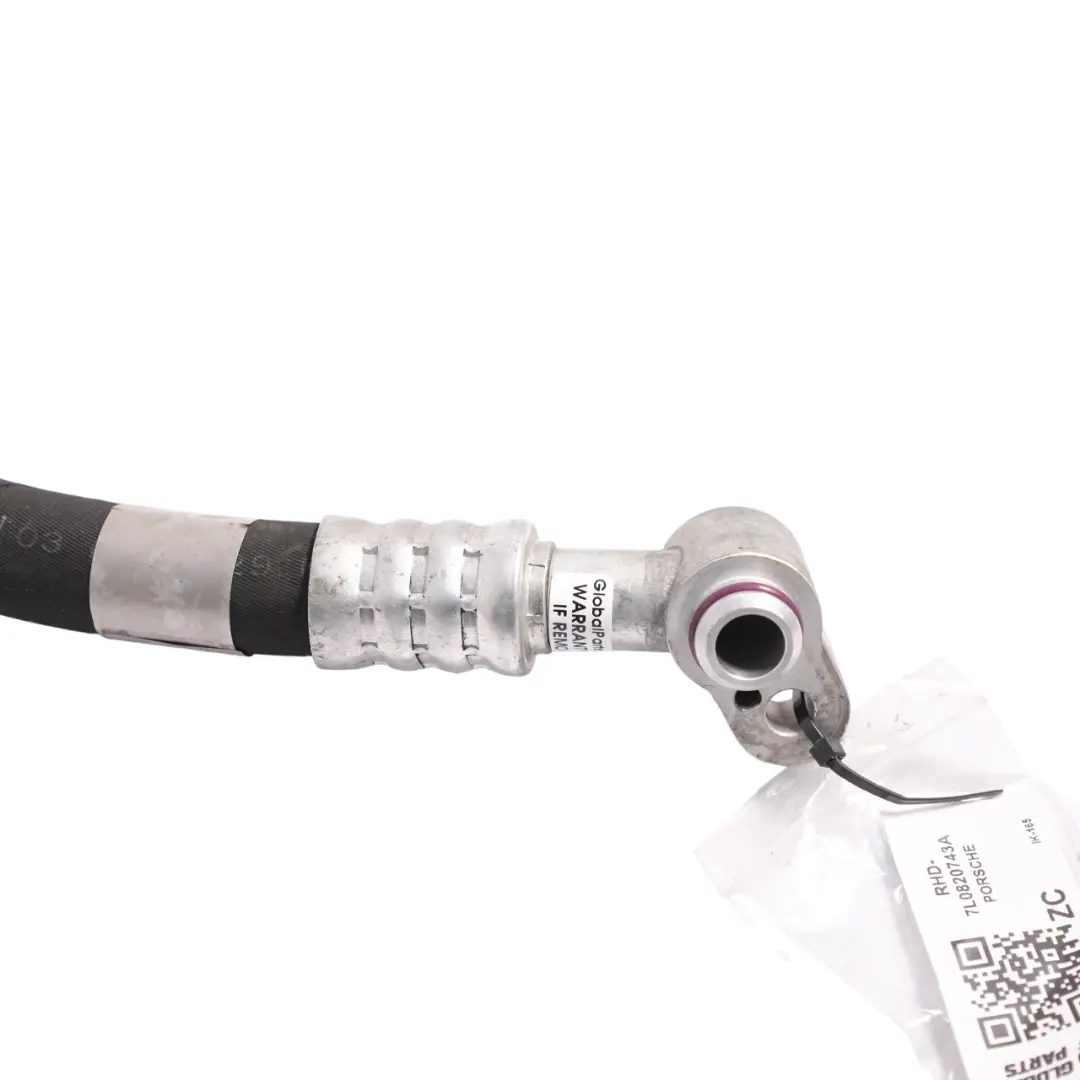 Porsche Cayenne 955 957 Air Con Conditioning Pipe Hose - SKU RHD-7L0820743A - Part number 7L0820743A
