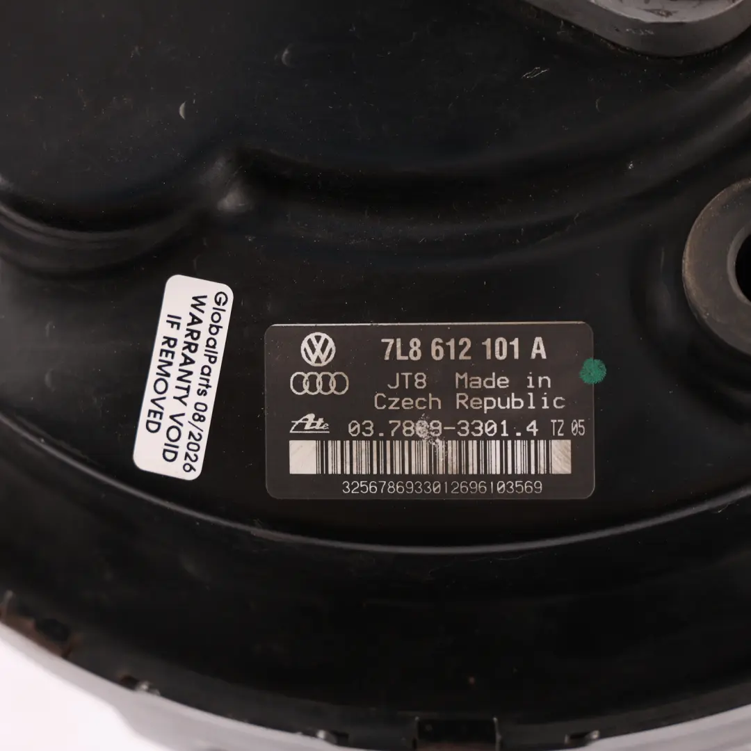 Audi Q7 4L Brake Servo Booster Master Cylinder 3.0 TDI Diesel - SKU RHD-7L8612101A - Part number 7L8612101A