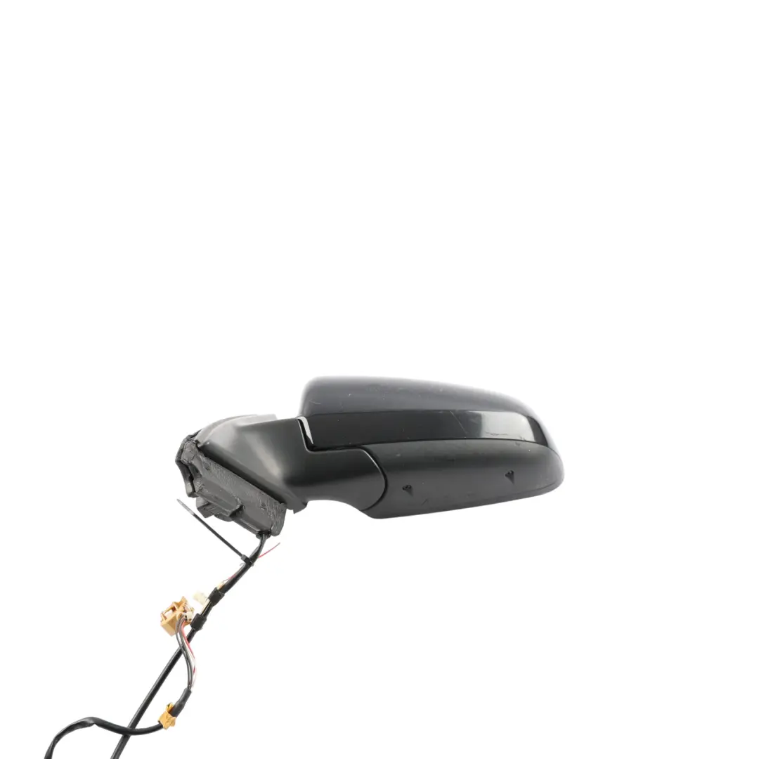 Audi A4 B7 Door Wing Mirror Left N/S Outside Phantom Black Z9Y - SKU RHD-8E2858531AA-PHB - Part number 8E2858531AA