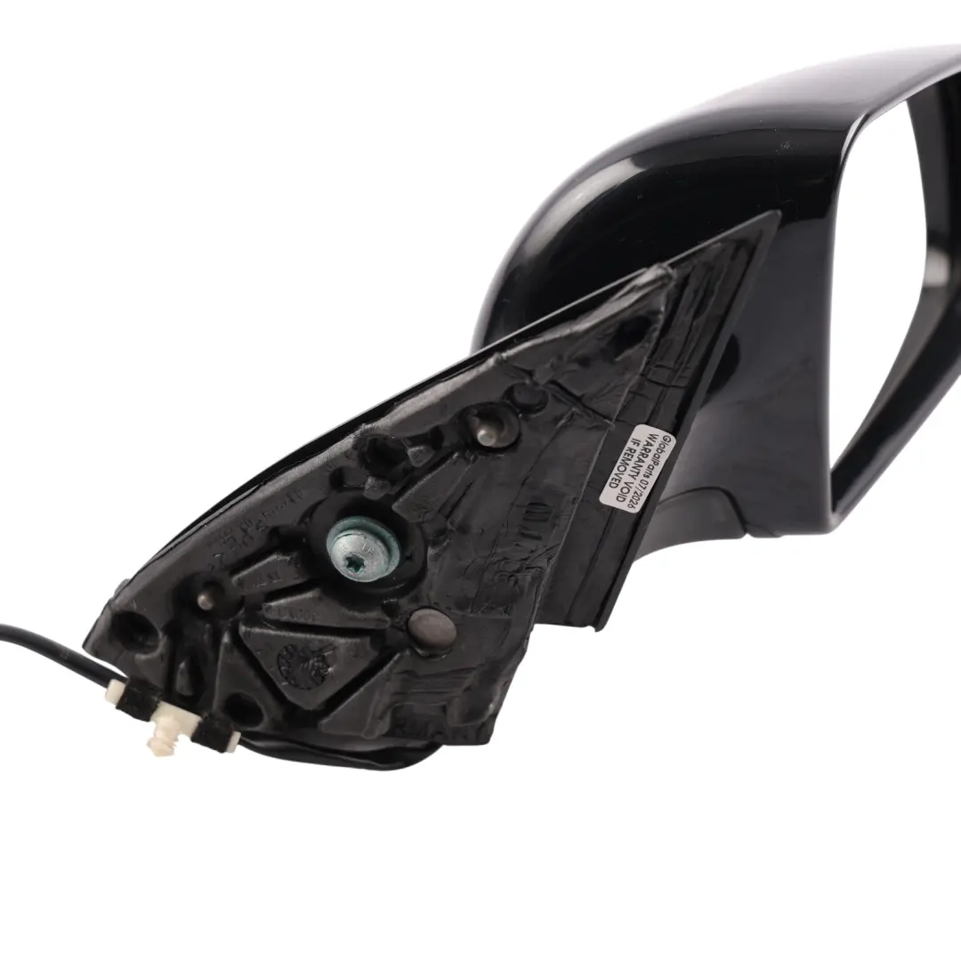 Audi A4 B7 Door Wing Mirror Right O/S Outside Phantom Black Z9Y - SKU RHD-8E2858532AA-PHB - Part number 8E2858532AA