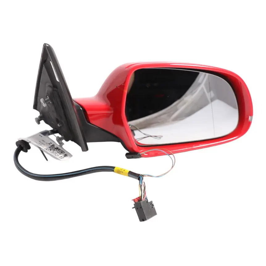 Audi A5 8F Side Wing Mirror Electric Right O/S Brilliant Red - Y3J 8F2857410AF
