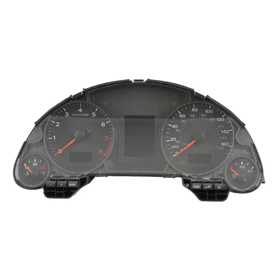 Audi A4 B7 Instrument Cluster Speedometer Clocks Petrol Manual - SKU RHD-8H0920981EX - Part number 8H0920981EX
