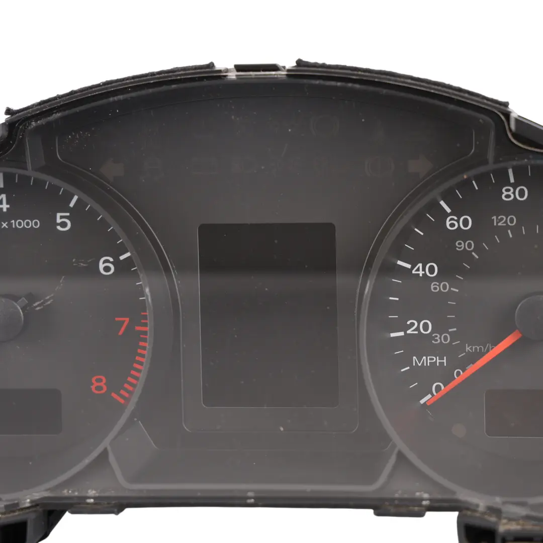 Instrument Cluster Speedometer Clocks Petrol Manual to Audi A4 B7 with Part number 8H0920981EX Audi A4 B7 Instrument Cluster Speedometer Clocks Petrol Manual - SKU RHD-8H0920981EX - Part number 8H0920981EX