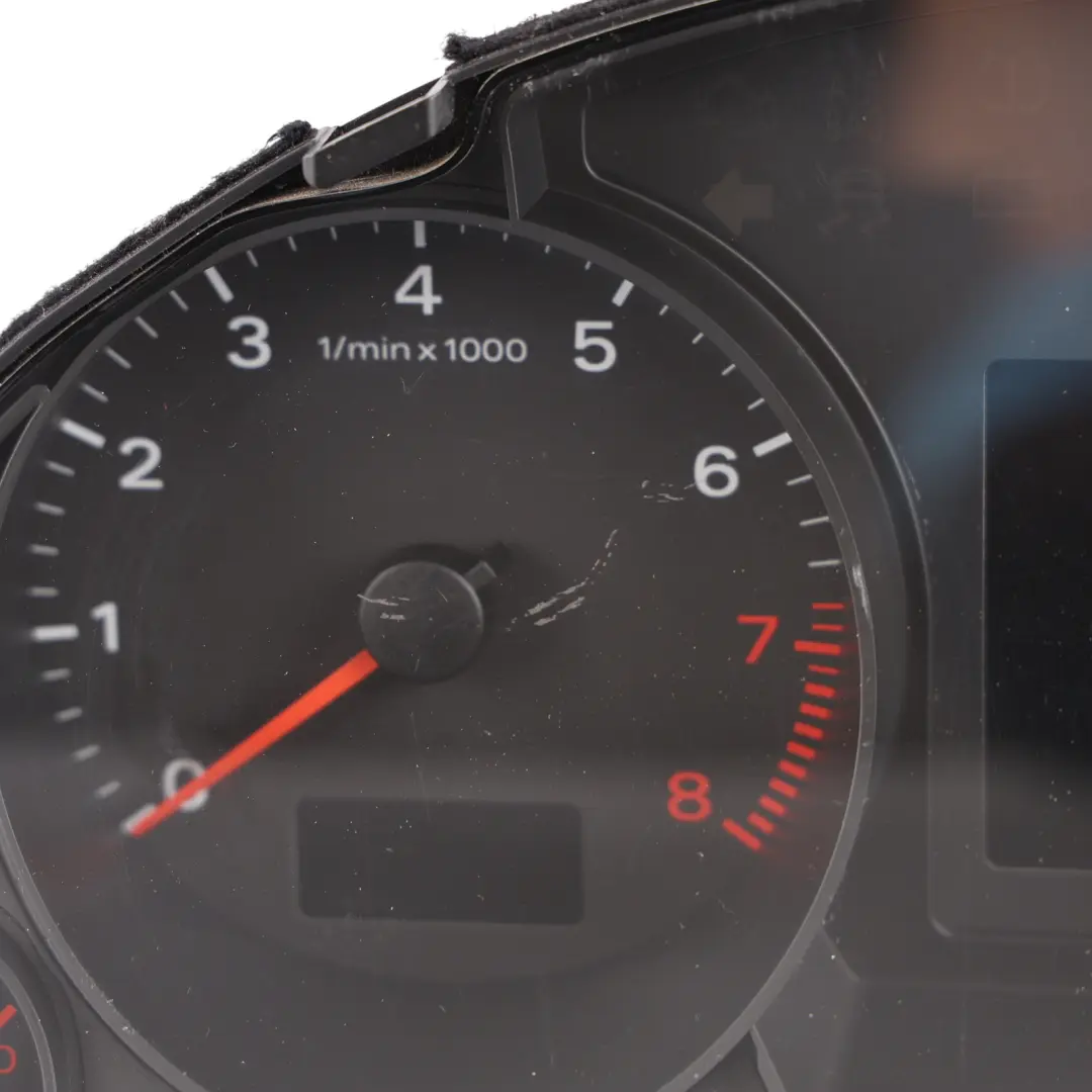 Audi A4 B7 Instrument Cluster Speedometer Clocks Petrol Manual - SKU RHD-8H0920981EX - Part number 8H0920981EX