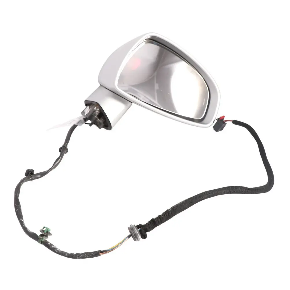 Audi TT 8J Door Wing Mirror Power Fold Right O/S Light Silver - Y7W