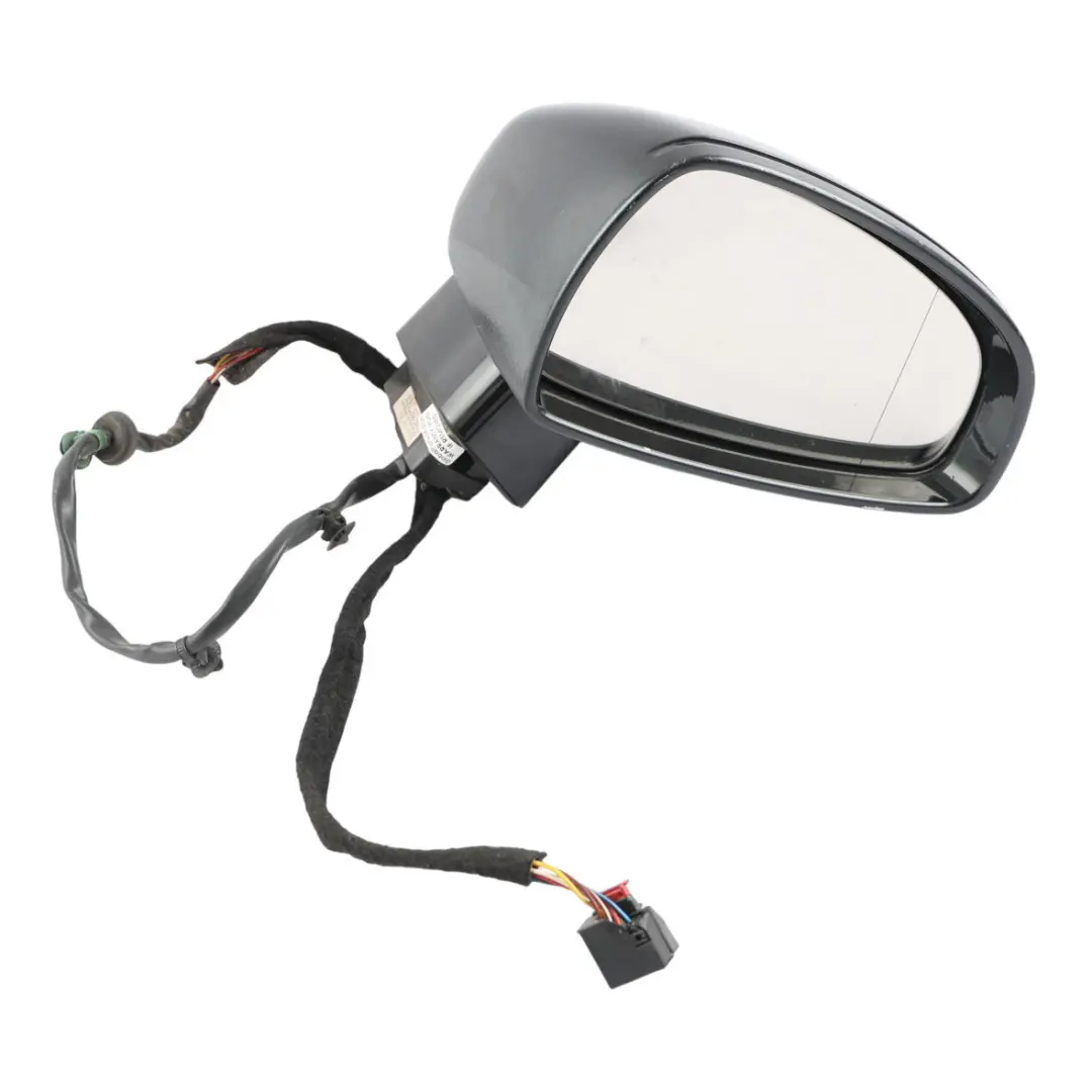 Audi TT Mk2 8J Door Wing Mirror Cover Right O/S Phantom Black - Z9Y - SKU RHD-8J0857502B-PHB - Part number 8J0857502B