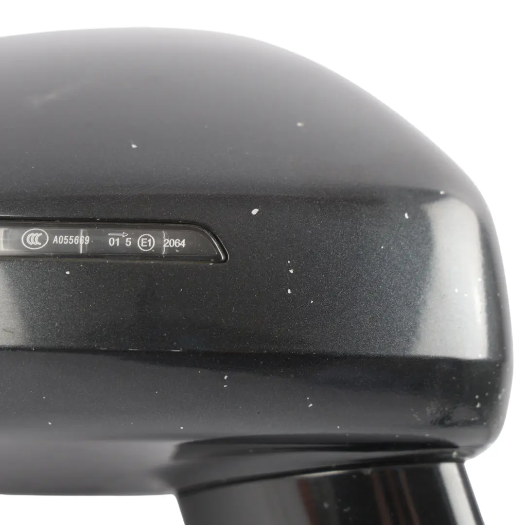 Audi TT Mk2 8J Door Wing Mirror Cover Right O/S Phantom Black - Z9Y - SKU RHD-8J0857502B-PHB - Part number 8J0857502B