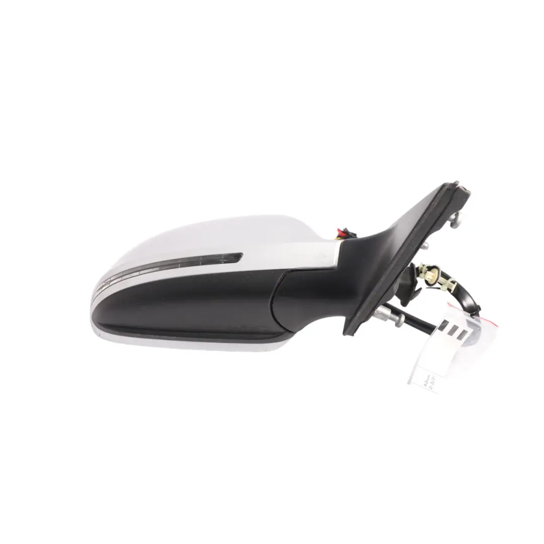 Audi A4 B8 Door Mirror Wing Power Fold Right O/S Ice Silver - X7W - SKU RHD-8K2857410F-ICS - Part number 8K2857410F