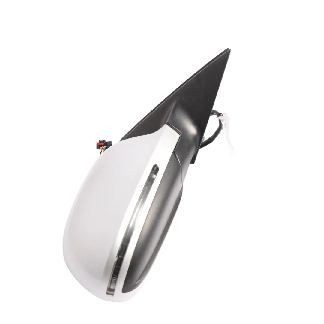 Door Mirror Wing Power Fold Right O/S Ice Silver - X7W to Audi A4 B8 with Part number 8K2857410F Audi A4 B8 Door Mirror Wing Power Fold Right O/S Ice Silver - X7W - SKU RHD-8K2857410F-ICS - Part number 8K2857410F