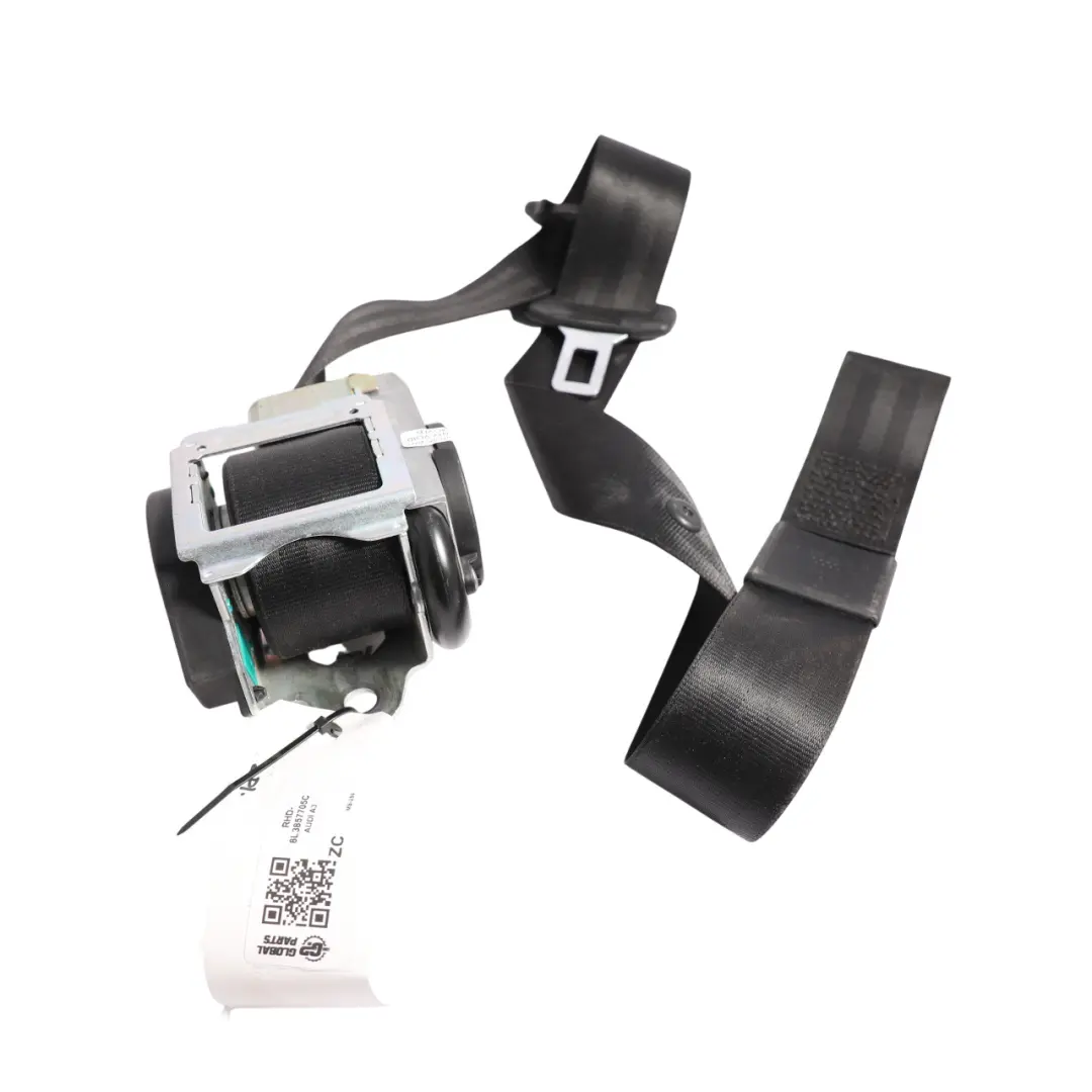 8L 3 Door Seat Belt Black Front Left Passenger Side N/S to Audi A3 with Part number 8L3857705C Audi A3 8L 3 Door Seat Belt Black Front Left Passenger Side N/S - SKU RHD-8L3857705C - Part number 8L3857705C