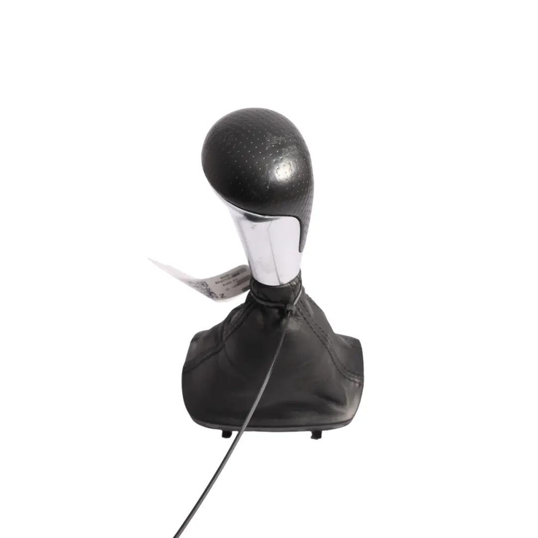 Audi A3 8P Gear Selector Lever Cover Knob Automatic Leather Black - SKU RHD-8P2713139Q - Part number 8P2713139Q