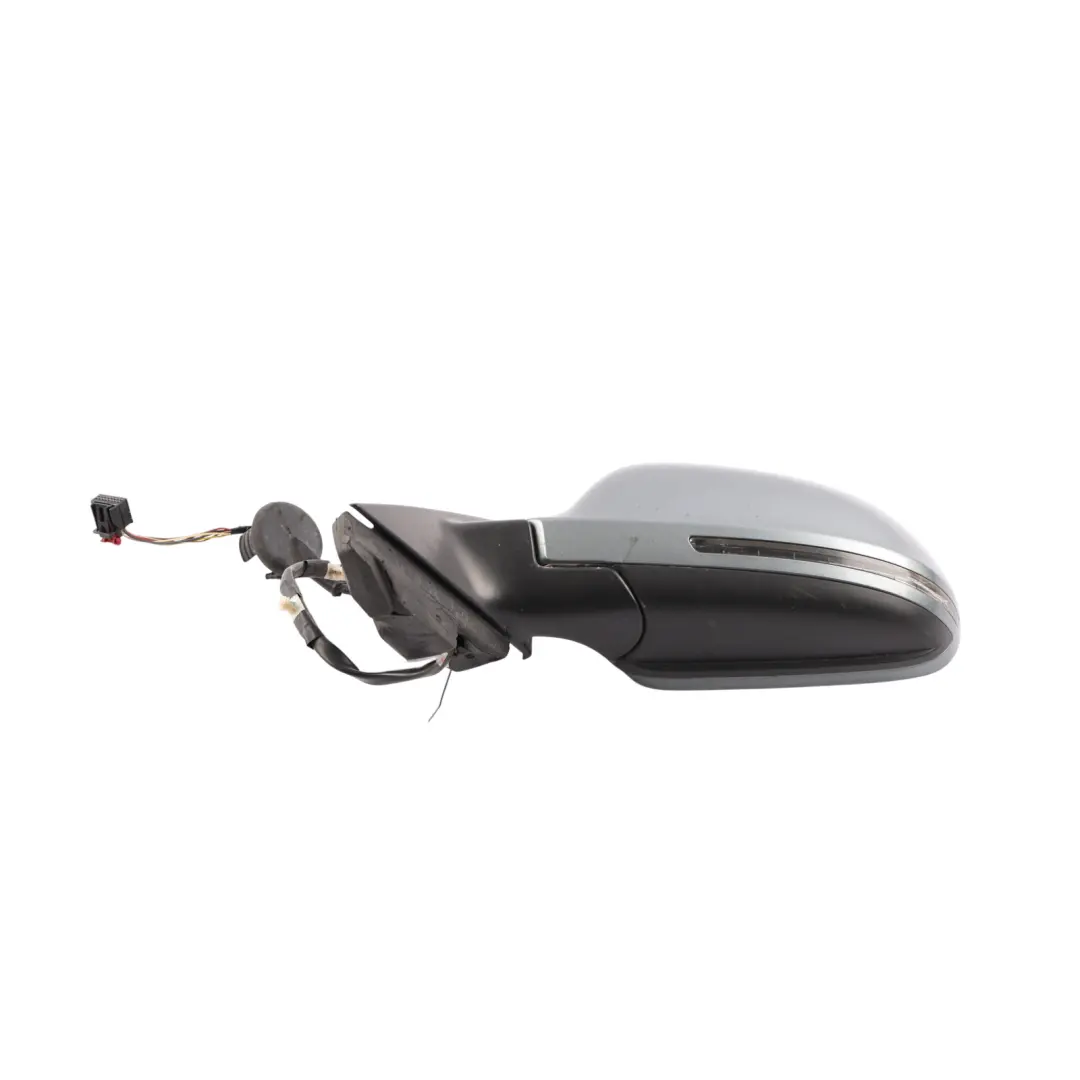 Audi A3 8P Door Wing Mirror Left N/S Outside Condor Grey - Y7E - SKU RHD-8P2858531EB-CGR1 - Part number 8P2858531EB