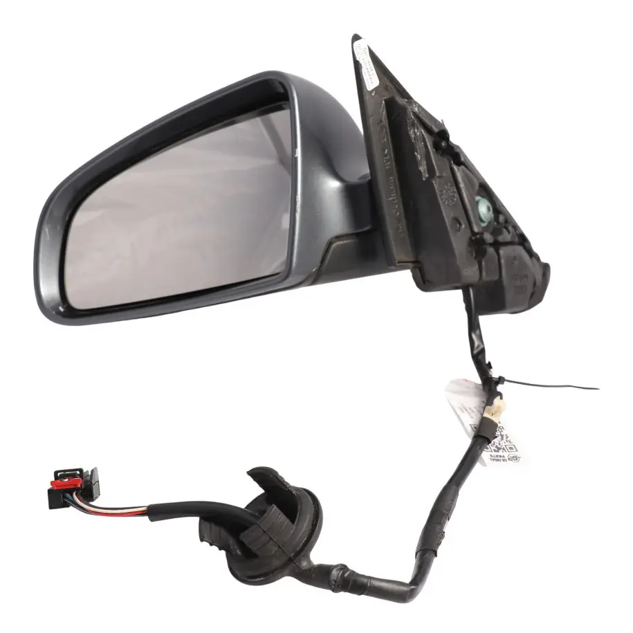 Audi A3 8P Side View Wing Mirror Electric Outside Door Left N/S Dolphin Grey-X7Z