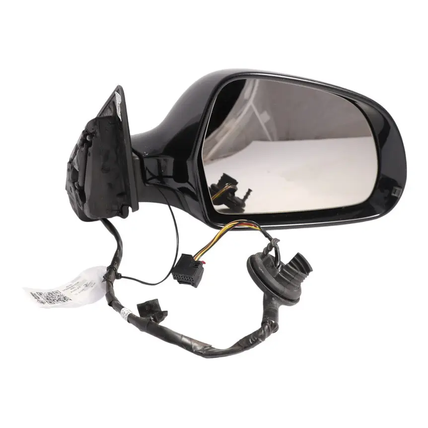 Audi A3 8P Wing Mirror Electric Right O/S Brilliant Black - Y9B 8P2858532DB