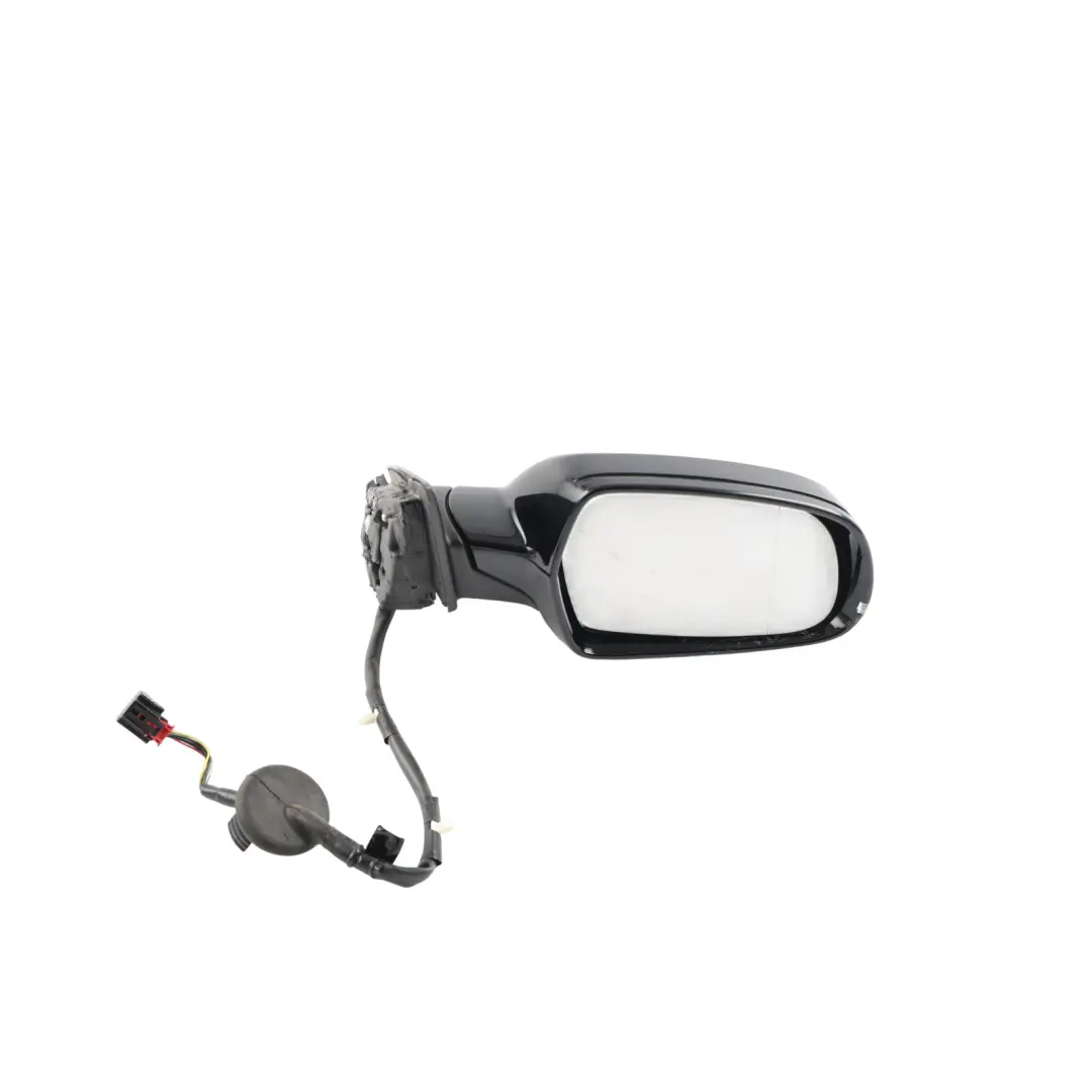Audi A3 8P Wing Mirror Right O/S Brilliant Black - Y9B - SKU RHD-8P2858532GB-BBL - Part number 8P2858532GB