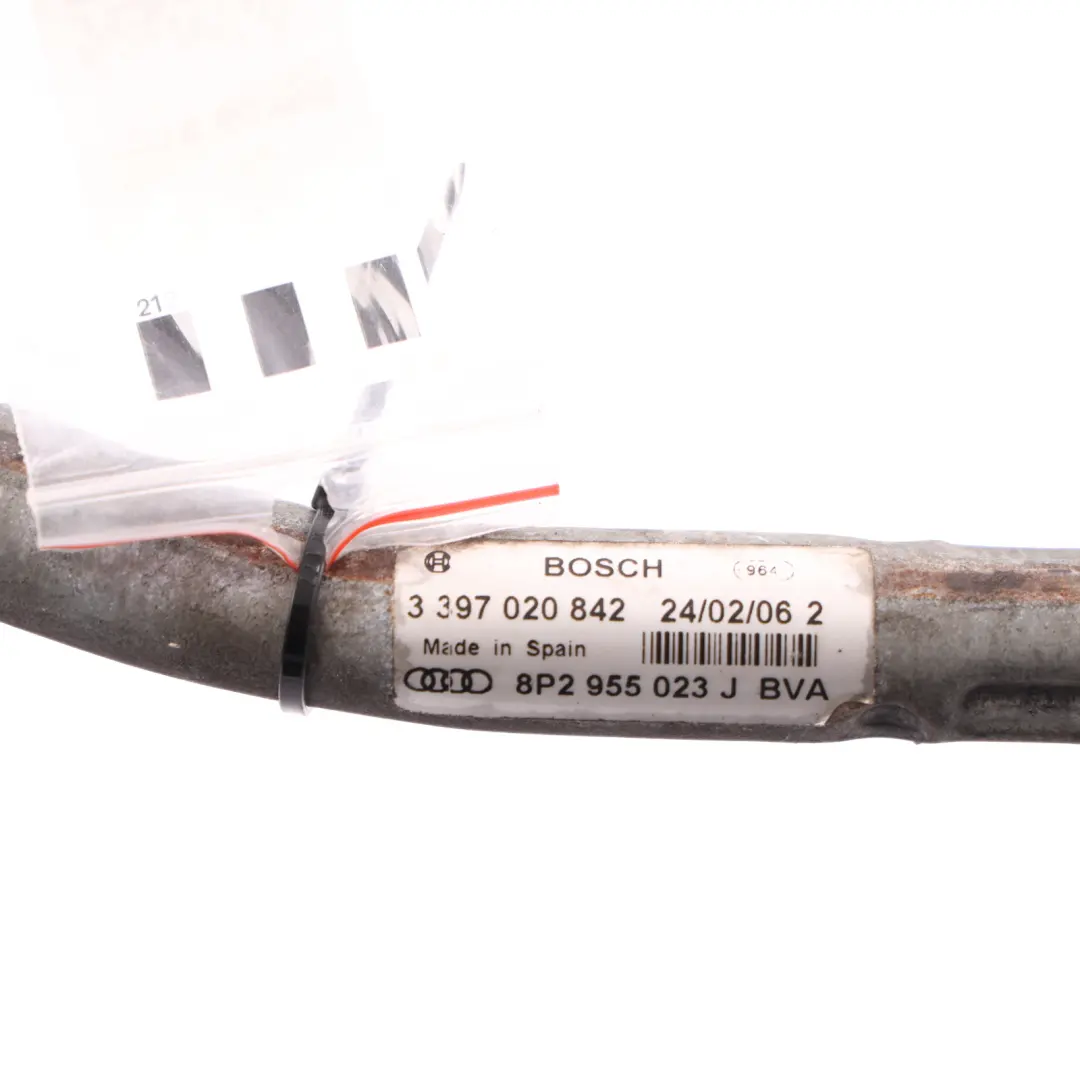 Audi A3 8P Wiper Linkage System Front Windscreen Windshield Motor - SKU RHD-8P2955023J - Part number 8P2955023J
