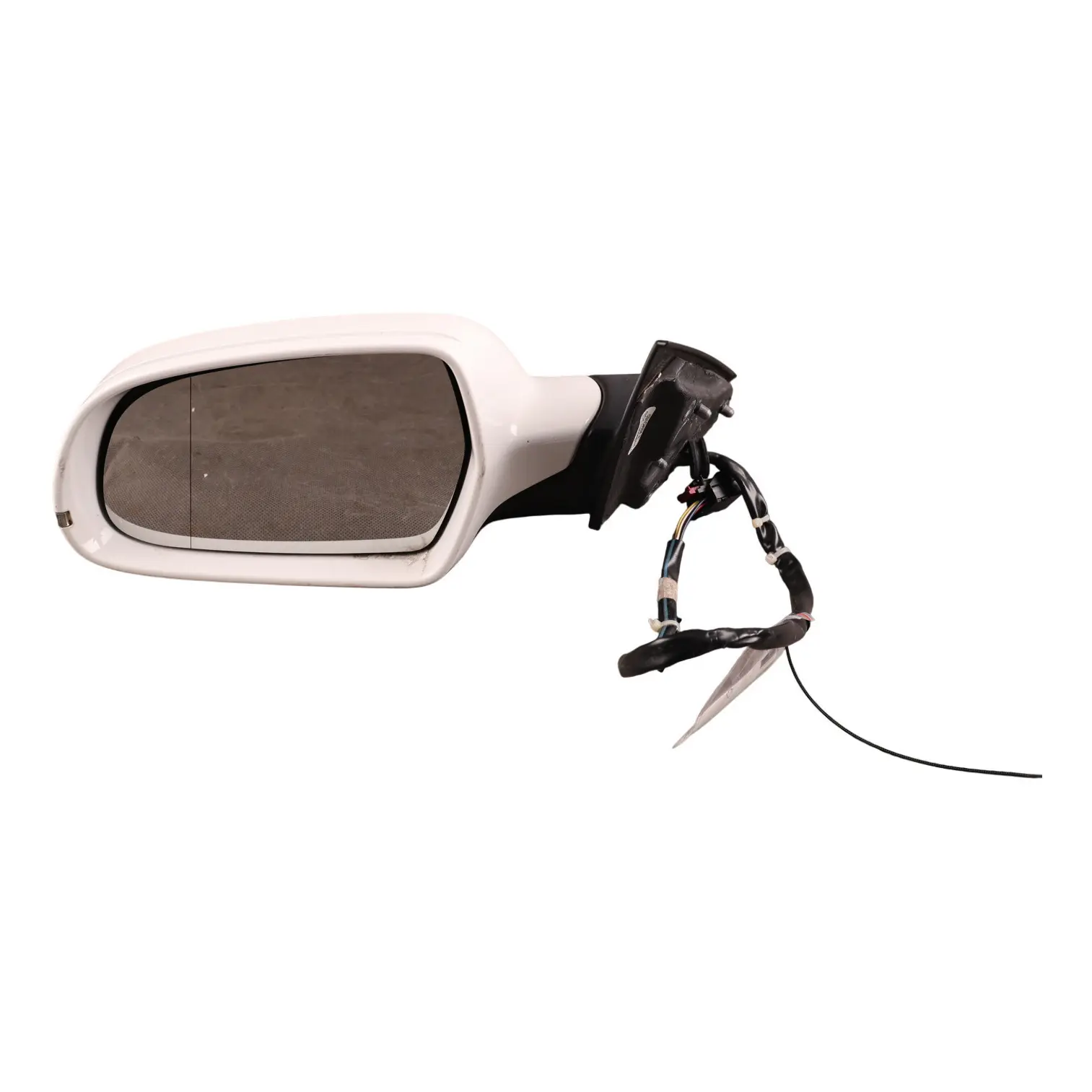 Audi A3 8P Convertible Wing Mirror Heated Electric Left N/S Ibis White - Y9C