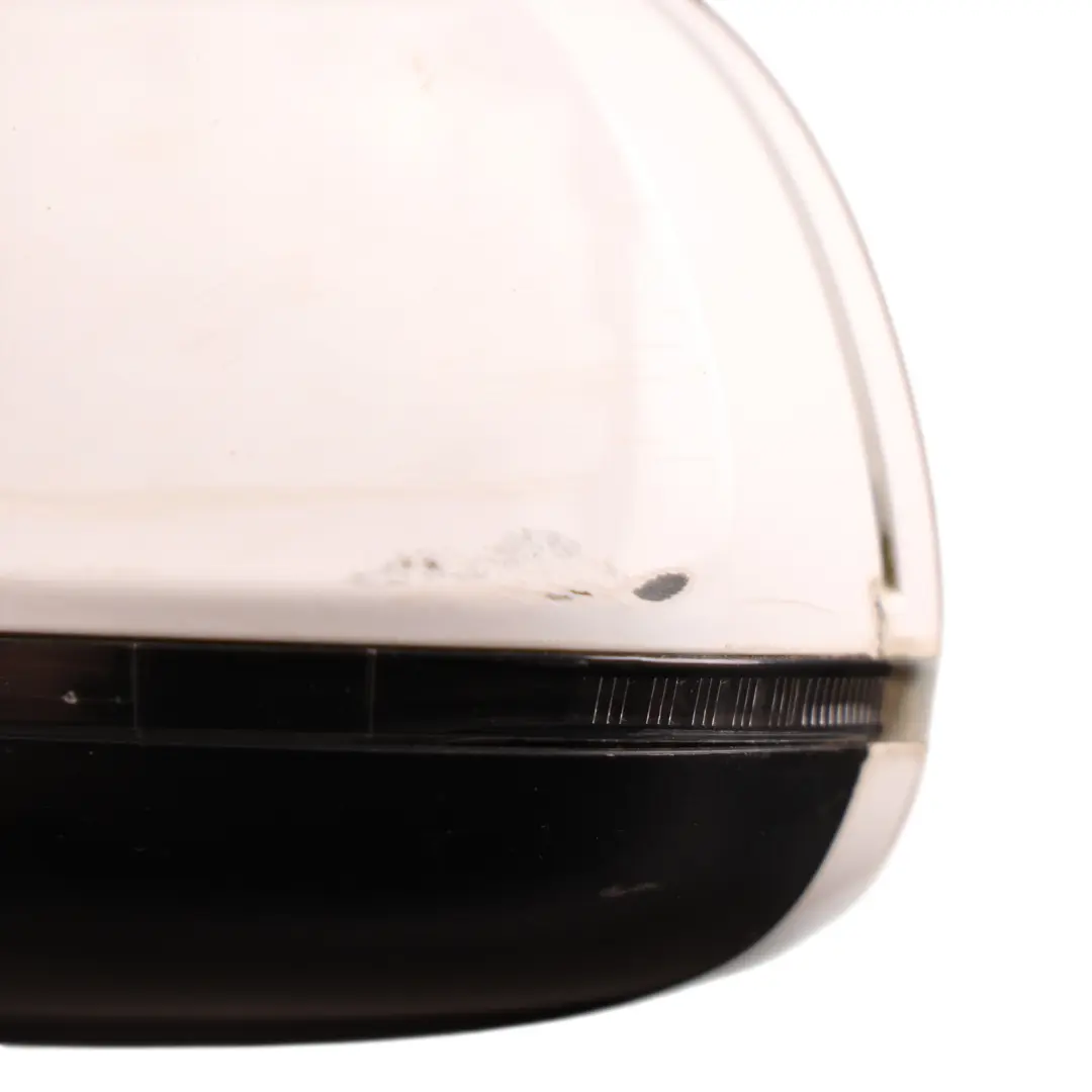 Audi A3 8P Convertible Wing Mirror Heated Electric Left N/S Ibis White - Y9C - SKU RHD-8P7858531BE-IWH - Part number 8P7858531BE