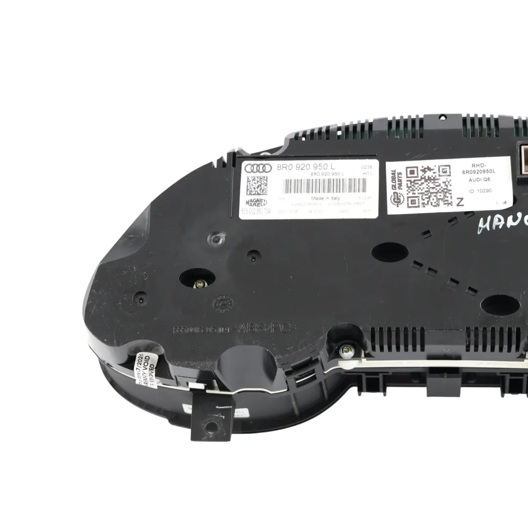 Instrument Cluster Speedometer Clocks Diesel Manual to Audi Q5 8R with Part number 8R0920950L Audi Q5 8R Instrument Cluster Speedometer Clocks Diesel Manual - SKU RHD-8R0920950L - Part number 8R0920950L