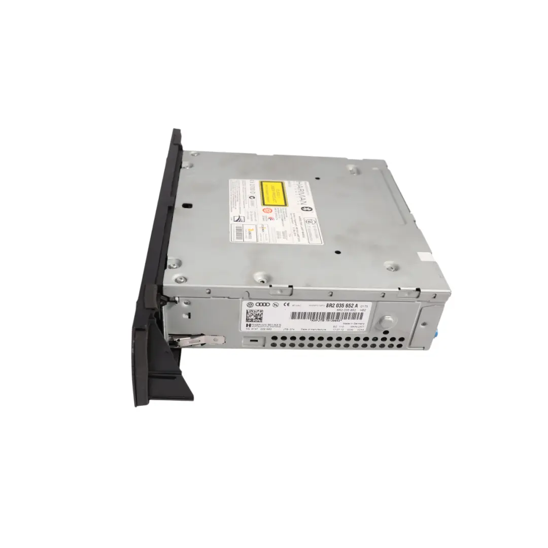 Audi A4 B8 A5 8T Multimedia Sat Nav MMI 3G Radio Player Unit Harman - SKU RHD-8R2035652A-1 - Part number 8R2035652A