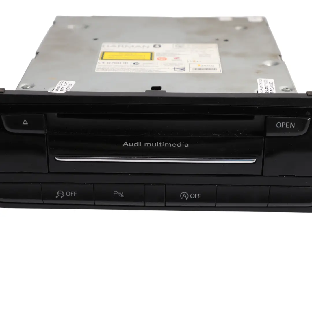 Audi A4 B8 A5 8T MMI Radio Sat Nav Head Unit Harman - SKU RHD-8R2035666A - Part number 8R2035666A