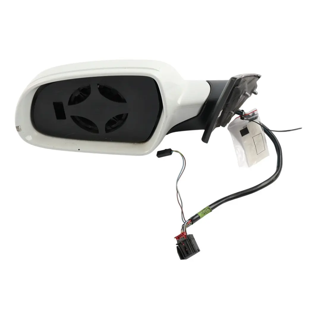 Audi A5 8T Door Wing Mirror Electric Left N/S Glacier White Pearl - S9R
