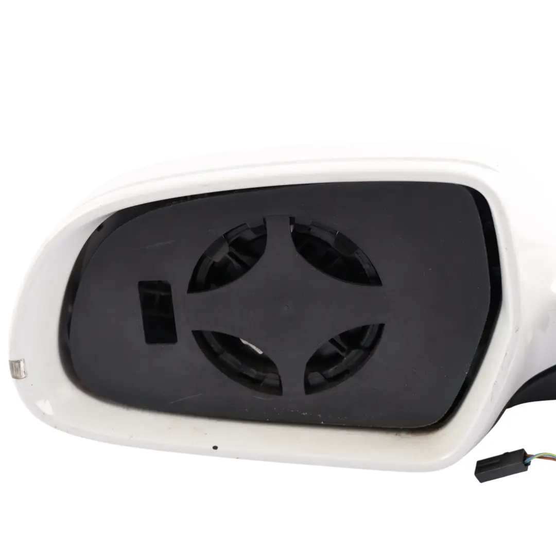 Audi A5 8T Door Wing Mirror Electric Left N/S Glacier White Pearl - S9R - SKU RHD-8T2857409AJ-MGW - Part number 8T2857409AJ